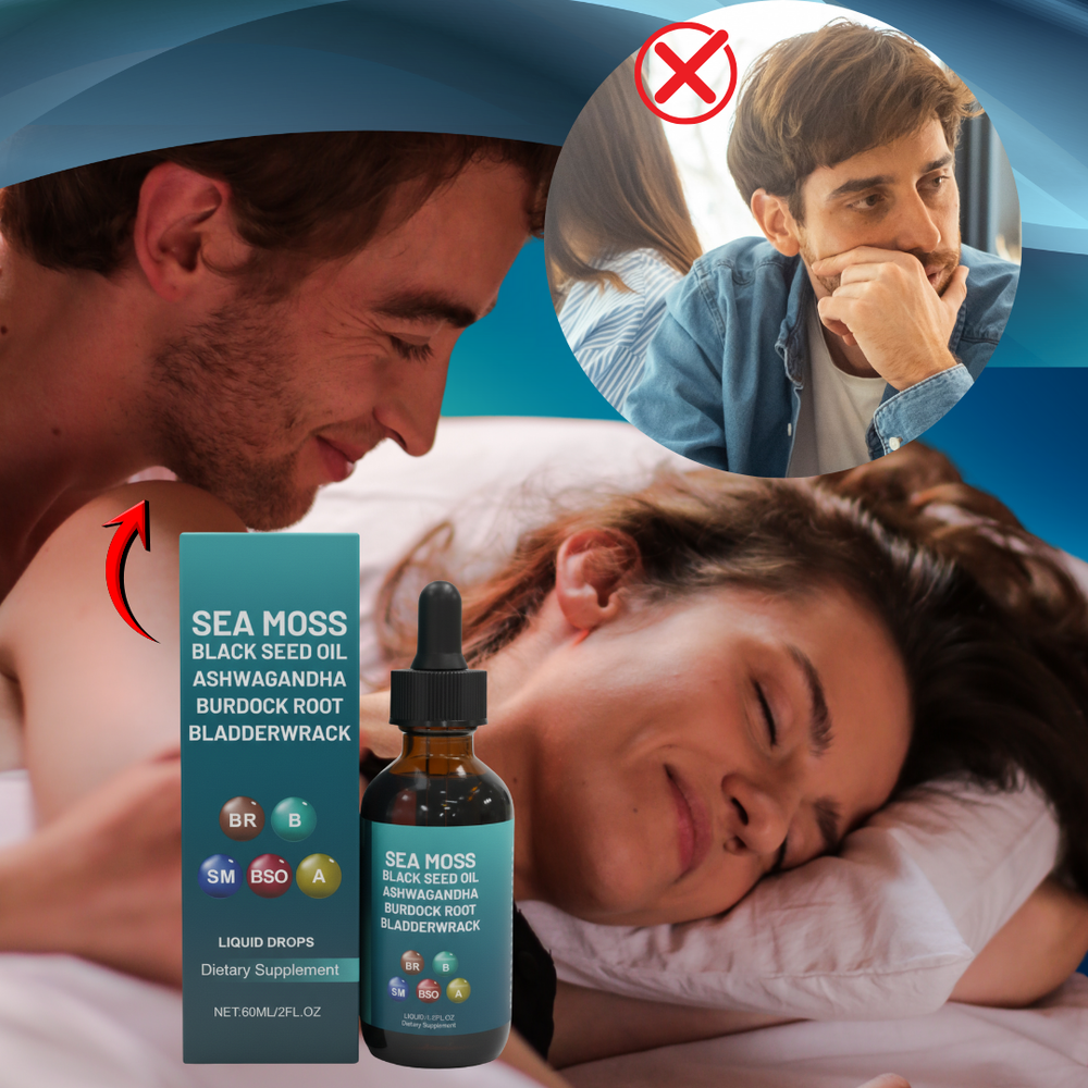 Sea Moss Liquid Drops | Unlock Peak Alpha Performance and Explosive Vitality Instantly