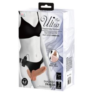 Baile Ultra Passionate Harness - Dual Penis 6.3" Strap On Vibrator