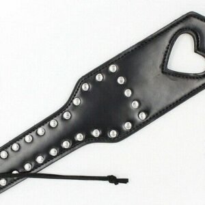 BDSM Pleather Spanking Paddle with Heart Cut-Out