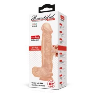 Beautiful® Bergrisi 10.2” Glide & Slide Skin Dildo