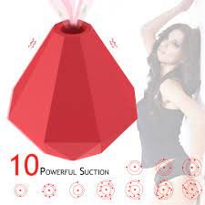 Diamond Shaped Clitoris Sucker Rechargeable