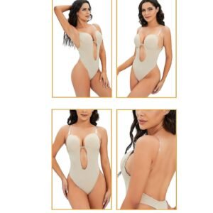 Low Back Sculpting Bodysuit with G-String