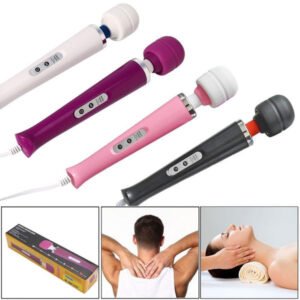 Plug In 10 Speed Magic Wand Massager Vibrator Clit Stimulator