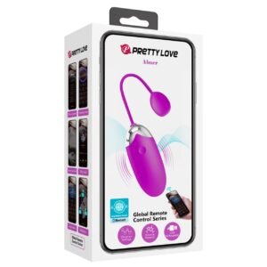 Pretty Love™ Abner Cordless Rechargeable App Controlled Remote Egg