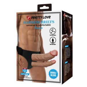 Pretty Love - Keaven 6.9" Double Dildo Hollow Strap On