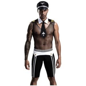 Pulsing Pilot Sexy Male Outfit