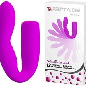 Rechargeable 12 Function Bendable Vibrator