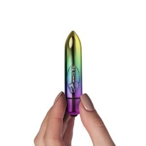 Rocks-Off RO-80mm 7 Speed Bullet - Rainbow