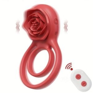 Rose Remote Controlled Rechargeable Cock Ring