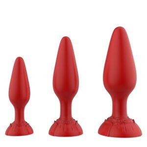 Set of 3 Silicone Butt Plugs