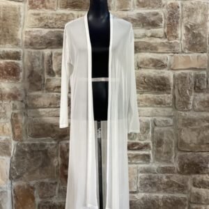 Sheer White Sexy Long Gown