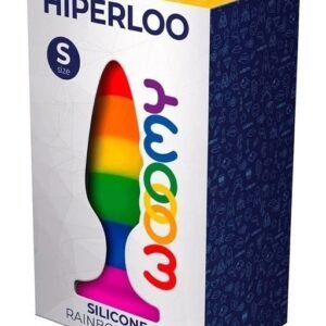 Wooomy Hiperloo Silicone Small Butt Plug Rainbow